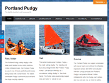 Tablet Screenshot of portlandpudgydinghy.com